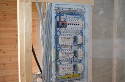 Aps - cabluri electrice din case din lemn din cherestea laminata