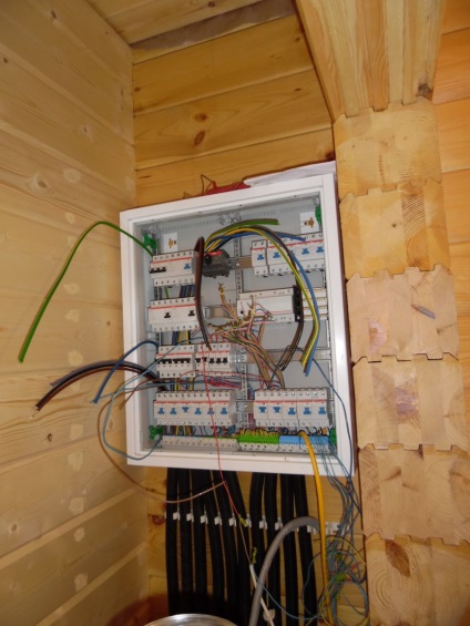 Aps - cabluri electrice din case din lemn din cherestea laminata