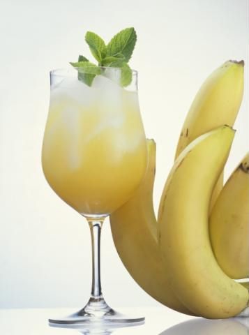Banán tinktúra a vodkára - könnyű ital