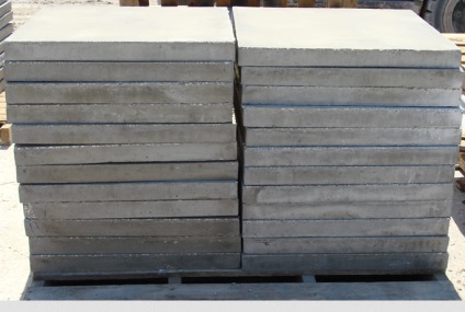 Tipuri de plăci de beton, caracteristici