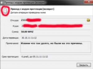 Care este protecția de webmoney a conceptului de cod de protecție și de patronaj în timp, cripto valută