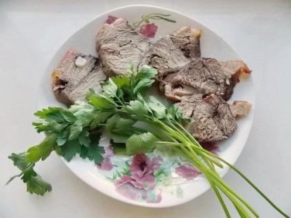 Homemade carne de porc fiartă rece