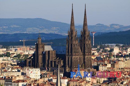 Látnivalók a város Clermont Ferrand Franciaországban