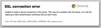 Err_ssl_protocol_error eroare de protocol ssl - ce să faceți, grozza