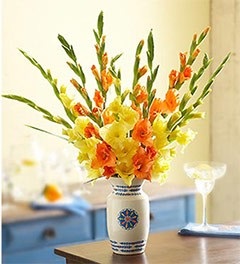 Floral pentru gladiolus, compoziții de flori reale