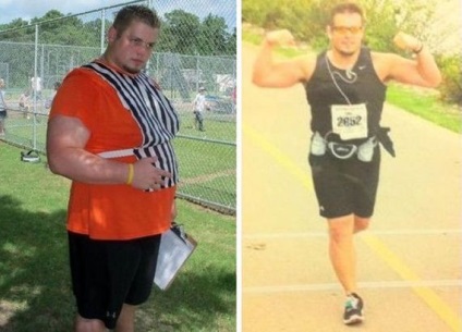 Fotografii înainte și după, cum să piardă în greutate și să construiești mușchi