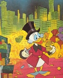 Povestea makdaka scrooge, de la benzi desenate la seriile animate