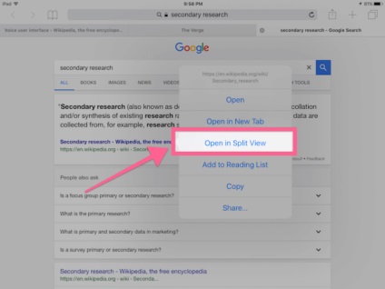 Cum se utilizează modul de vizualizare în safari pe ipad