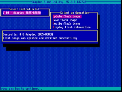 Cum se actualizează BIOS-ul de la adaptec, care configurează ferestrele și serverele linux