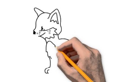 Cum de a desena o vulpe în creion pas cu pas, ls
