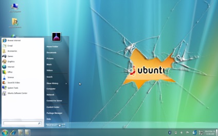 Cum se transformă ubuntu în Windows 7
