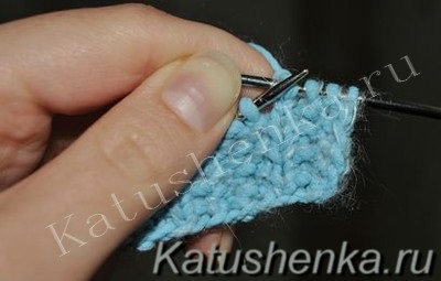 Cum de a lega o bandă de cauciuc complex cu ace de tricotat, Katyushka Ru - lumea de cusut