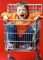 Cum să te plimbi cu un copil cumpărături fără lacrimi și isterie (partea 1)