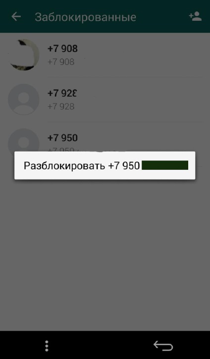 Як заблокувати контакт в whatsapp