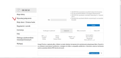 Cum să vă înregistrați pe site-ul web al Căilor Ferate Poloneze, în Polonia în mod independent