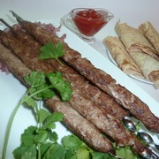 Kiyama shish kebab (vagy kivágott shish kebab juhból üzbég stílusban) recept a fotókkal