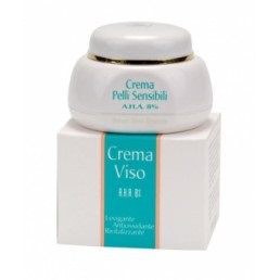 Cremă pentru cremă pentru față, crema viso aha 8%, 50 ml - injecții verzi