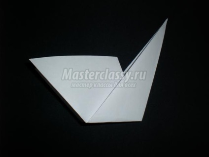Hattyú az origami technikájában