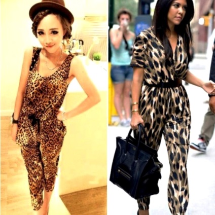 Leopard jumpsuit, fotografie leopard jumpsuit