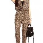 Leopard jumpsuit, fotografie leopard jumpsuit