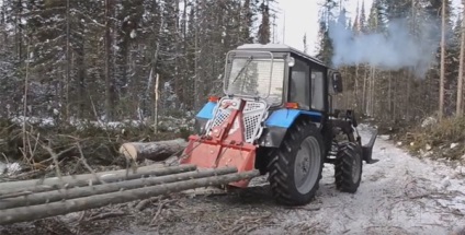 Utilaje forestiere și tractoare forestiere mtz