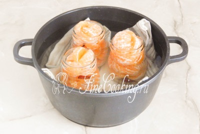 Tangerine konzerv - recept fotóval