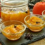 Mandarine în rețetă de sirop cu fotografie