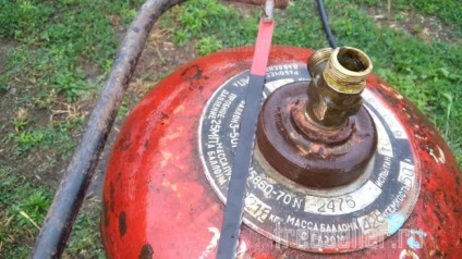 Brazier egy gázpalackból vagy arról, hogyan lehet biztonságosan vágni egy gázpalackot