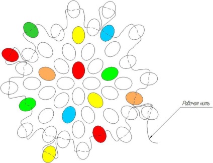 A húsvéti angyal mestere a tüskékből és a gyöngyökből - mesterek tisztességes - kézzel készített, kézzel készített