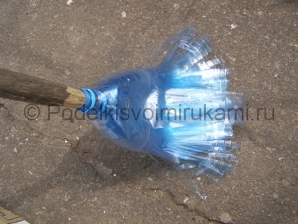 Mătură din sticle de plastic cu propriile mâini-clasa de master - o mătură din sticle de plastic cu propriile lor