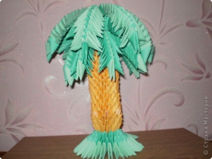 Modulară de origami clasă de master palmier