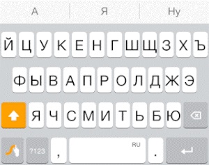 Swype billentyűzet felülvizsgálata iphone (orosz)