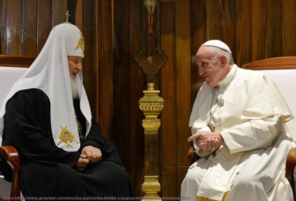 Olga Chetverikova Patriarhul Chiril și Papa