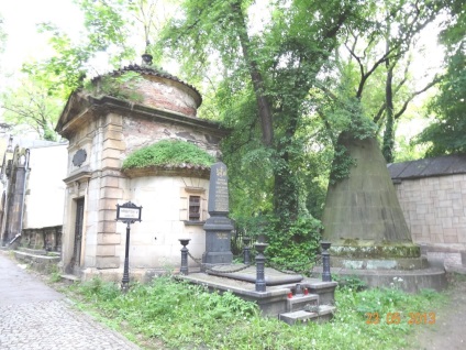 Cimitirul Olshanskoye (olšanské hřbitovy) și templul Adormirii Maicii Domnului (temple zesnutí přesvaté