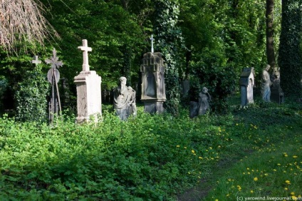 Cimitirul Olshanskoye (olšanské hřbitovy) și templul Adormirii Maicii Domnului (temple zesnutí přesvaté