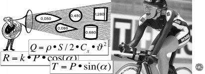 Determinarea parametrilor deplasării bicicletei la măsurătorile de putere