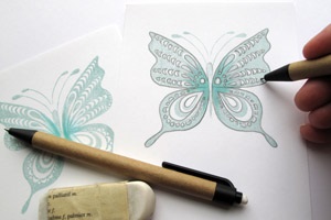 Design de cărți poștale cu ștampile