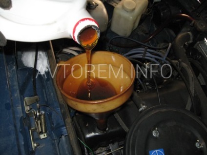 Periodicitatea schimbării uleiului în motor - schimbarea uleiului de motor, a uleiului de motor, a frecvenței
