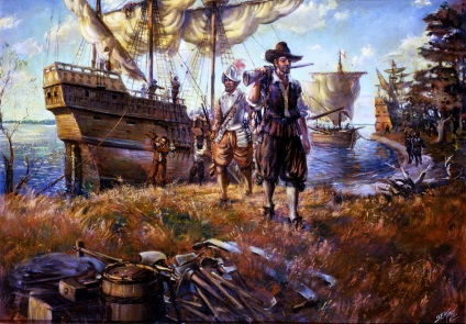 Cuceritorii Americii, aterizarea britanicilor în Jamestown