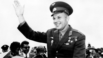 Gagarin az űrbe repül, ahogy volt (fotó)
