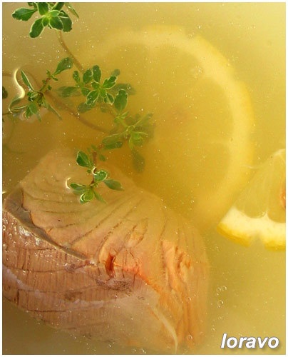 Transparent broth fish, blog loravo designer note culinare
