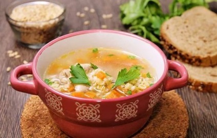 Rețete de orz de perle pe supă de pui, secrete ale alegerii ingredientelor și