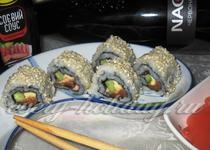 Rulouri și sushi la rețete acasă cu fotografii