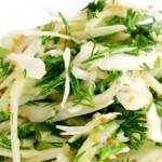 Saláta a nyers zöldségekből 