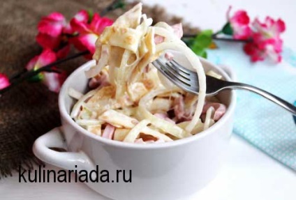 Salată cu bucătărie de ceapă murat