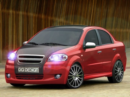 Chevrolet Aveo tuning cu mâinile proprii