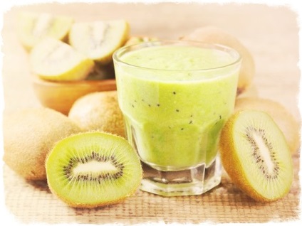 Smoothies din kiwi - ce este util și cum să gătesc - rețete delicioase