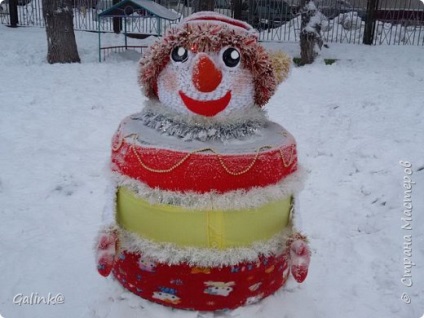 Om de zăpadă din anvelope, țară de maeștri