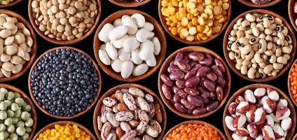 Conținutul de proteine ​​din leguminoase