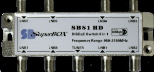 Superbox - firmware-uri, receptoare de satelit, convertoare și comutatoare